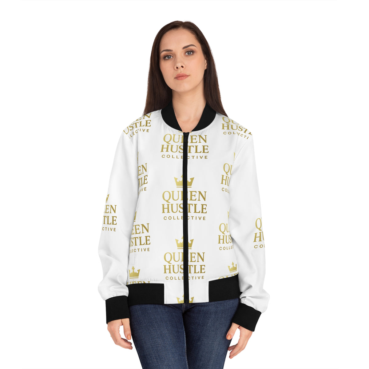 Queen Hustle Collective Signature Bomber Jacket